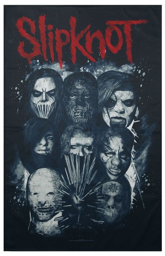 Slipknot flagge masks - flagge,