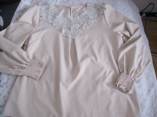 Damen festliche bluse mit - festliche,