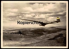 ALTE POSTKARTE SEGELFLUG HEINI DITTMAR IN FAFNIR II 1937 SCHÖNES DEUTSCHLAND RHÖ