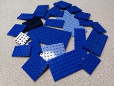 LEGO Konvolut blauer Platten /