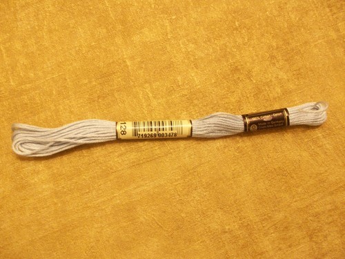 Hellblaues stickgarn - stickgarn, /