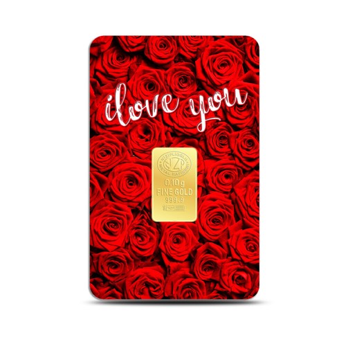 Motiv goldbarren love - goldbarren,