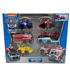Paw Patrol True Metal Druckguss Fahrzeug Geschenkpackung Set 6 Autos Neu Versiegelt