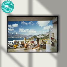 Slim Aarons Guests At Villa