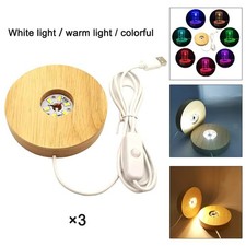 3D Holz LED Lichtsockel