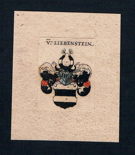Liebenstein wappen adel - 17.jh.,