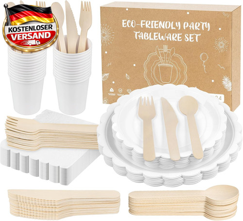 Partygeschirr set 200 - set, stück