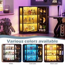 Eckvitrine mit LED Beleuchtung