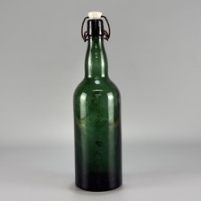 Alte Glasflasche Bügelflasche