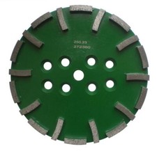 Diamant-Schleifteller 250 mm Rund Grün passend u.a. zu Blastrac