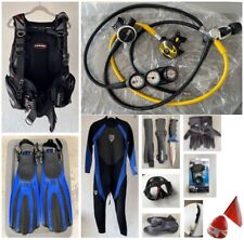 Tauchausrüstung BCD/Weste,Atemregler,Flossen,Wet-Suit,Maske etc.