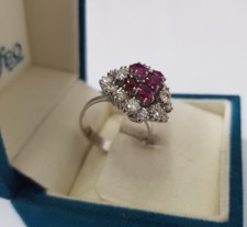585er Weissgold Ring mit 2.0ct