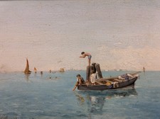 Venedig, kleines Ölbild, 