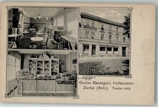 13657437 - 3400 Zerbst Hofkonditorei Baumgart Gaststube Kuche-Theke 1925