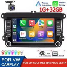 Apple Carplay Android 14 Autoradio GPS Navi Für VW GOLF 5 6 Polo Caddy Passat