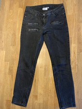 damen jeans Gr. 36 Schwarz 3/4 Hose