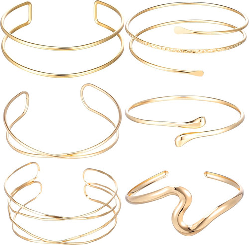 Stück oberarmreif gold - oberarmreif, 8cm