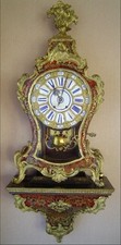 französische Boulle-Uhr um 1850, mit Expertise, voll funktionsfähig, 8 T. Pendel