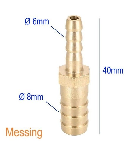 6mm auf 8mm reduzier adapter - auf,