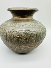 Vintage Handgraviert Topf Alt