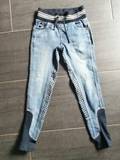 Black Forest Reithose Jeansreithose  Vollbesatz Reitleggins Gr. 146