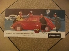 VW Ovali Käfer+ Dickholmer Faksimile Prospekt Eberspächer Heizung im Volkswagen