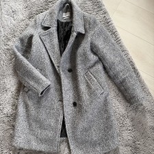 Top! GRAUER DAMEN WOLLMANTEL