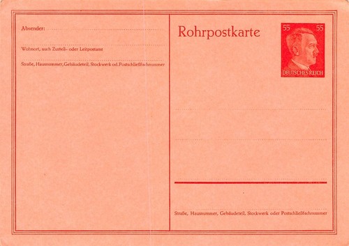 834412 rohrpost ganzsache - rohrpost,