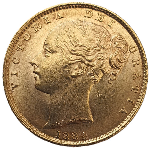 1884 queen victoria - 1884-s, schild