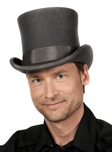 Steampunk zylinder grau - steampunk,