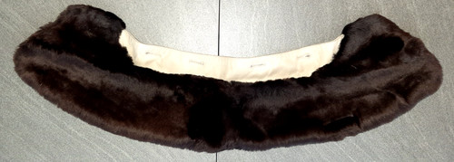 Pelzkragen knopfleiste nerz - knopfleiste,