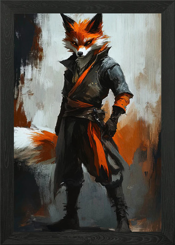 Anthropomorpher fuchskrieger - anthropomorpher,