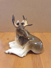 Elch Figur mit Stempel_sehr schön_ca. 16 hoch x 18 cm breit