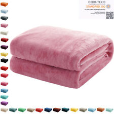 Kuscheldecke Flauschige Wohndecke Fleecedecke Sofadecke Bettüberwurf 240 x 270cm