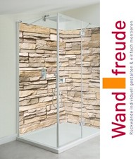 Duschrückwand Alu Ziegel Duschrückwände Einzel Eck Fliesenersatz Badrückwand