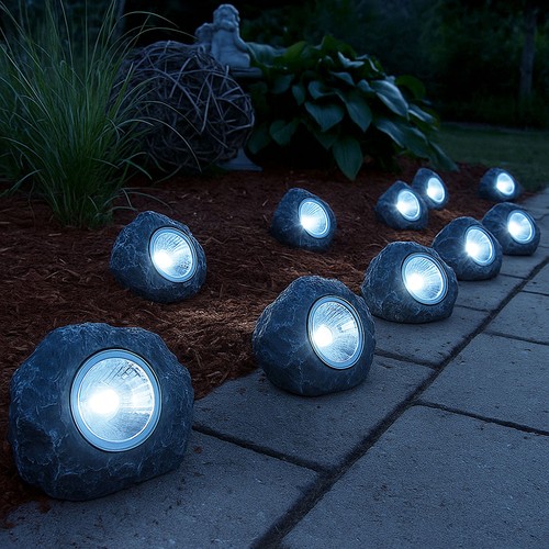10er set led solar - led, leuchte