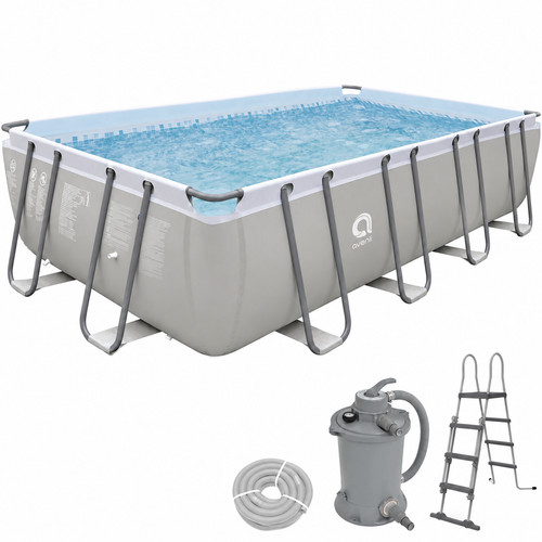 Pool komplettset 549x305x122cm - pool,