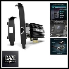 10G PCIe Netzwerkkarte, 10G Base-T Ethernet Karte mit Marvell Controller, PCI...