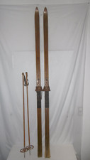 ANTIKE HOLZ LANGLAUFSKI LÄNGE