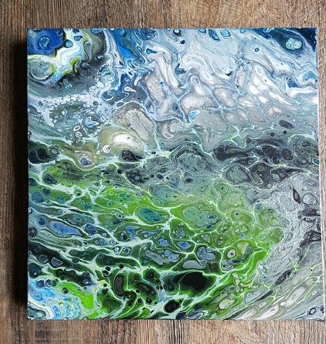 Acrylbild leinwand 29x29x3cm - leinwand, 29x29x3cm 