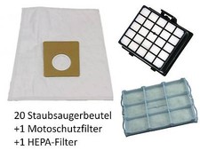 20 Staubsaugerbeutel + HEPA &