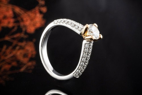 Buchwald solitär ring - buchwald, diamant
