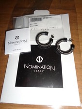 NOMINATION Ohrringe Creolen Bronze und Gummi