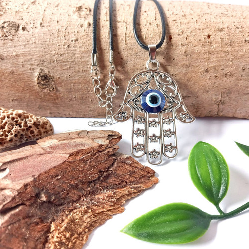 Halskette hamsa hand der - /,