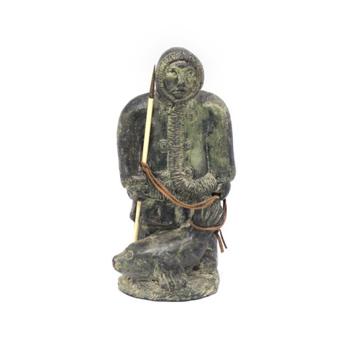 Vintage inuit figur wolf - vintage,
