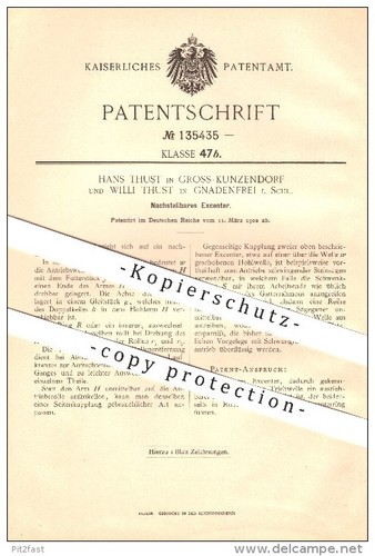 Original patent hans thust - -hans,