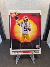 Jayden Daniels 2024 Panini Score Hot Rookie Washington Commanders NFL #4 RC LSU