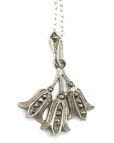 Antik art deco halskette - antik,
