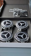 Nabendeckel Felgenabdeckung Radkappe Schwarz Abzeichen Mercedes Benz Klasse