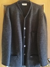 Distler Original Herren Lodenjanker, 100 % Schurwolle, Gr. 58, Dunkelbraun